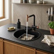 Orbico Deep-Basin Round Stainless Steel Kitchen Sink