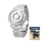 Magnetic Ball Pointer Quartz Watch