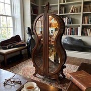 Violin Silhouette Curio Display Cabinet