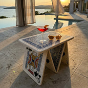 Playing Cards Art Sculptural Coffee Table