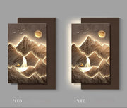 Mountain Landscape Modern Wall Art