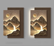 Mountain Landscape Modern Wall Art