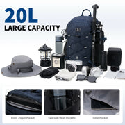 OIWAS 20L Lightweight Outdoor Hiking Backpack