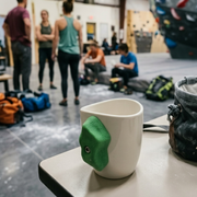 Rock Climbing Grip Handmade Mug