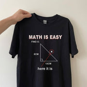 Math is Easy Creative T-Shirt
