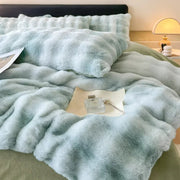 Soft Dream Furry Velvet Comforter Bedding Set