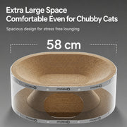 Window Seat Transparent Tunnel Cat Scratcher Lounge Bed