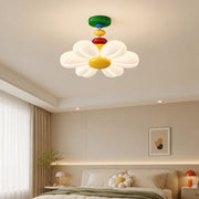 Daisy Chain Colorful Flower Kids Room Ceiling Light