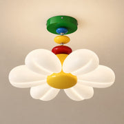 Daisy Chain Colorful Flower Kids Room Ceiling Light