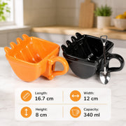 Mini Excavator Dessert Mug Set