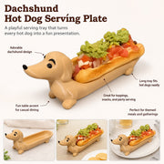 Dachshund Hot Dog Serving Plate