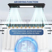 Eco-Friendly Ceiling Retractable Remote Control Smart Drying Rack