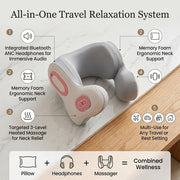 Smart Traveler Bluetooth Music Heated Neck Pillow