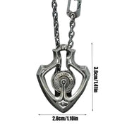 Mechanical Rotating Gear Vintage Necklace
