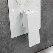 Wall-Embedded Waterfall Spout Bathtub Faucet