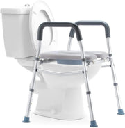 Elderly Friendly Adjustable Portable Toilet Seat