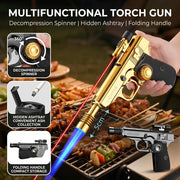 Magnum Tactical Gun-Shape Jet Flame Windproof Lighter