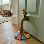 Flowing Rainbow Resin Statue Garden Decor