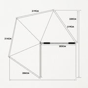 All-Season Camping Retractable Car Roof Sunshade