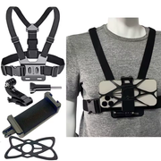 Rotating Chest Strap Hands-Free Phone Holder