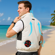 Ultra Breeze Built-In Fan Lightweight Summer Cooling Vest