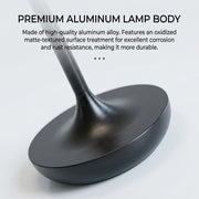 Oval Glow Glass LED Table Lamp
