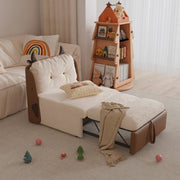 DairyDream Cute Tufted Convertible Lounge Sofa Bed