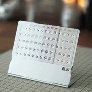Aluminum Rotating Dial Perpetual Desk Calendar