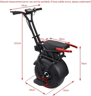 Balance Bull Electric Single-Wheeled Smart Motorcycle
