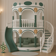 Dream Castle Majestic Slide Kids Bunk Bed