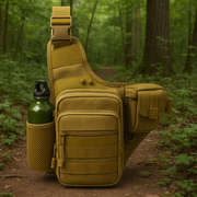 Multi-Pocket Crossbody Compact Hiking Chest Bag