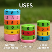 Genius Kid Magnetic Educational Math Puzzle Set