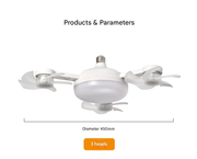 Multi Cooler Fast Ceiling LED Fan Light