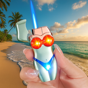 Glowing Bikini Windproof Jet Torch Lighter