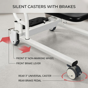 Caregiver Electric Patient Transfer Commode Chair