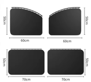 Magnetic Slide Retractable Rail Car Window Curtains