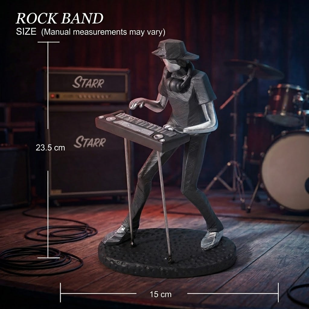 Abstract Rock'n Roll Resin Home Decor
