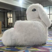 Giant Rabbit Cozy Plush Inflatable Sofa