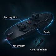 Next-Gen Carbon Fiber Remote Control Jet Surfboard