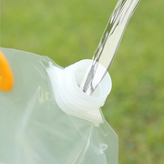 Reusable Transparent Liquid Dispenser Bag