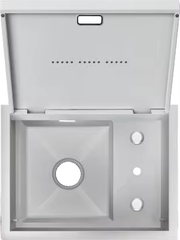 Sleek Multifunctional Cup Washer Modern Hidden Sink
