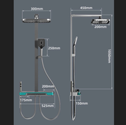 Piano Smart Digital Massage Spray Shower System Set