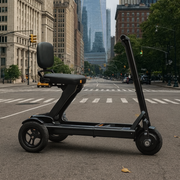 Tri-Wheel Foldable Padded Seat Electric Mobility Scooter