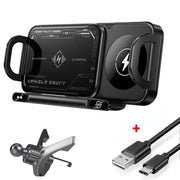 Touch & Rotate Automatic Universal Car Wireless Charge Phone Holder