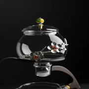 Calm Brew Zen Style Glass Traditonal Teapot