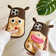 Ugly Buddy Squishy Stress-Relief iPhone Case