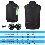 Ultra Breeze Built-In Fan Lightweight Summer Cooling Vest